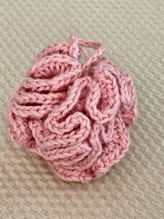 CROCHET PATTERN - Eco-Friendly Reusable & Washable Cotton Body Loofah Shower Pouf (English Only)